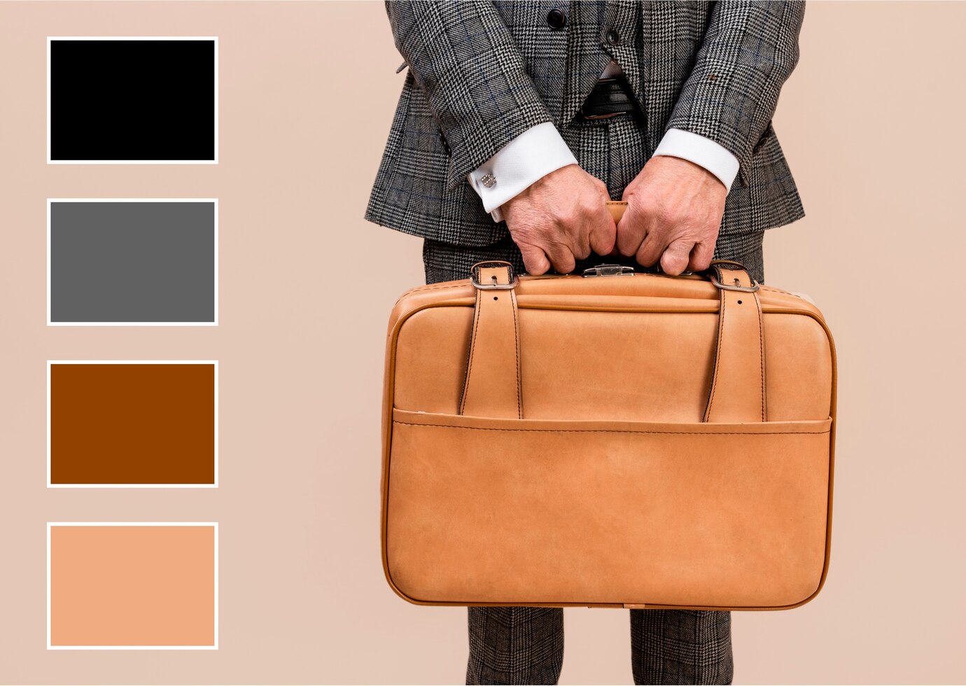 Business Leather Laptop Bag ( MOQ -3PCS)